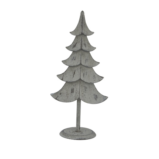 Large Rustic Metal Standing Tree - Christmas Room Decorations from the Quanta Home collection.