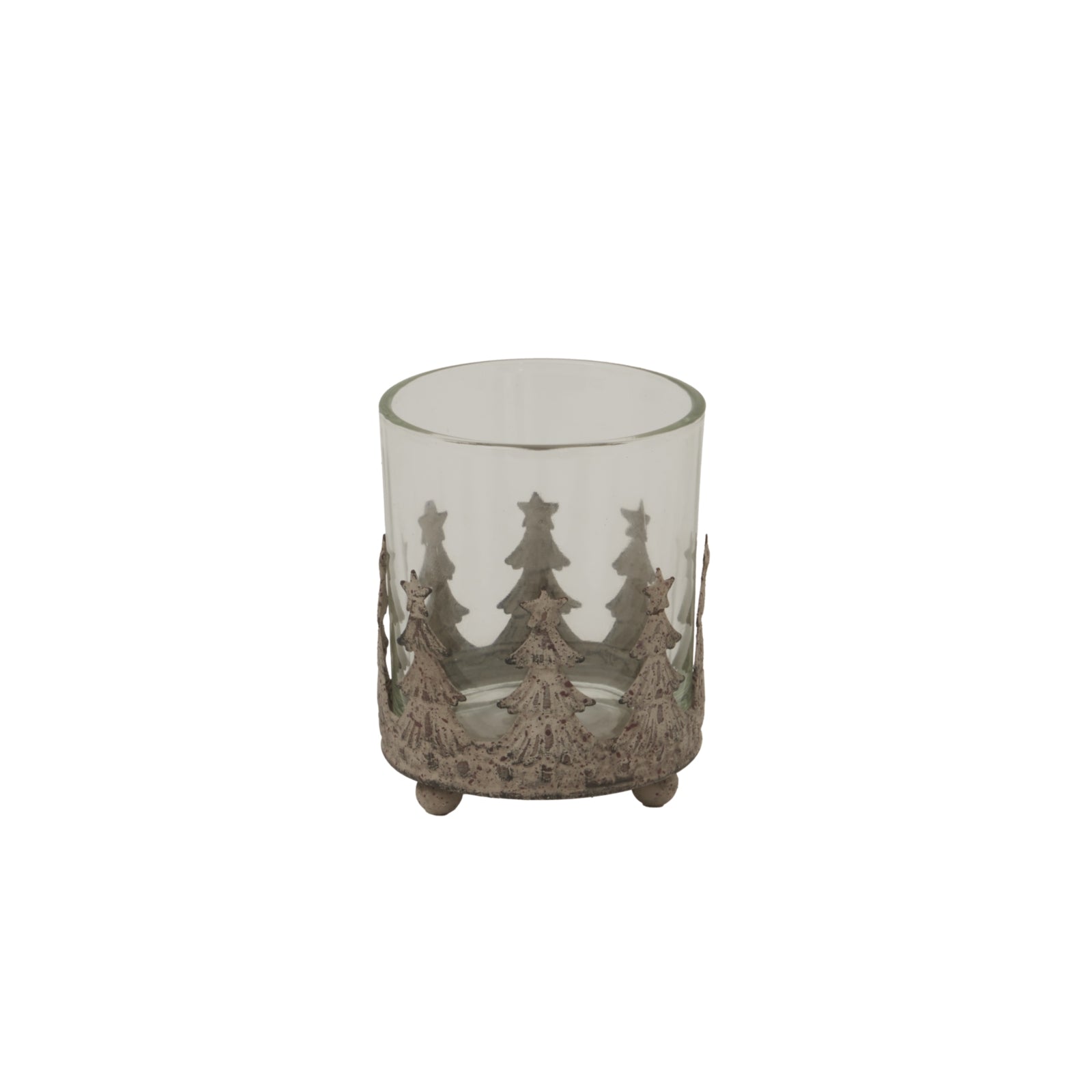 Rustic Glass Candle Holder - Christmas Candles & Candle Accessories from the Quanta Home collection.