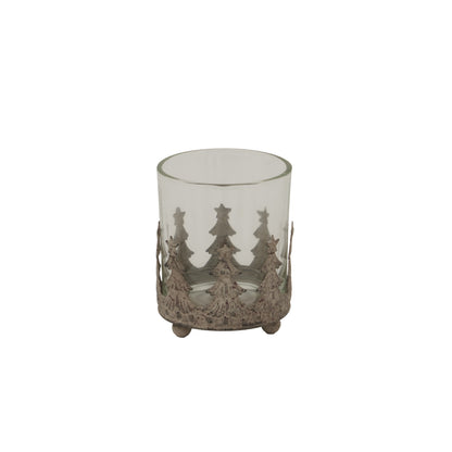 Rustic Glass Candle Holder - Christmas Candles & Candle Accessories from the Quanta Home collection.