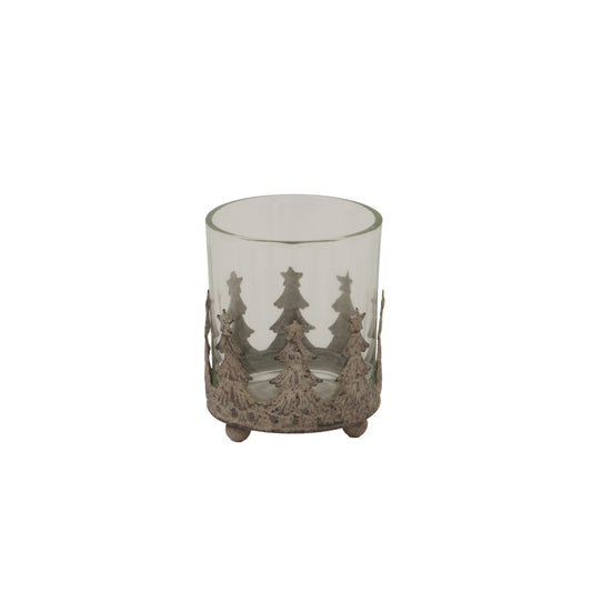 Rustic Glass Candle Holder - Christmas Candles & Candle Accessories from the Quanta Home collection.