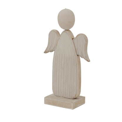 Whitewashed Rustic Angel - Christmas Room Decorations from the Quanta Home collection.