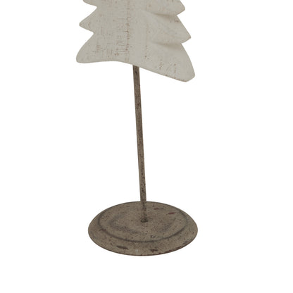 Whitewashed Tall Tree On Stand - Christmas Room Decorations from the Quanta Home collection.