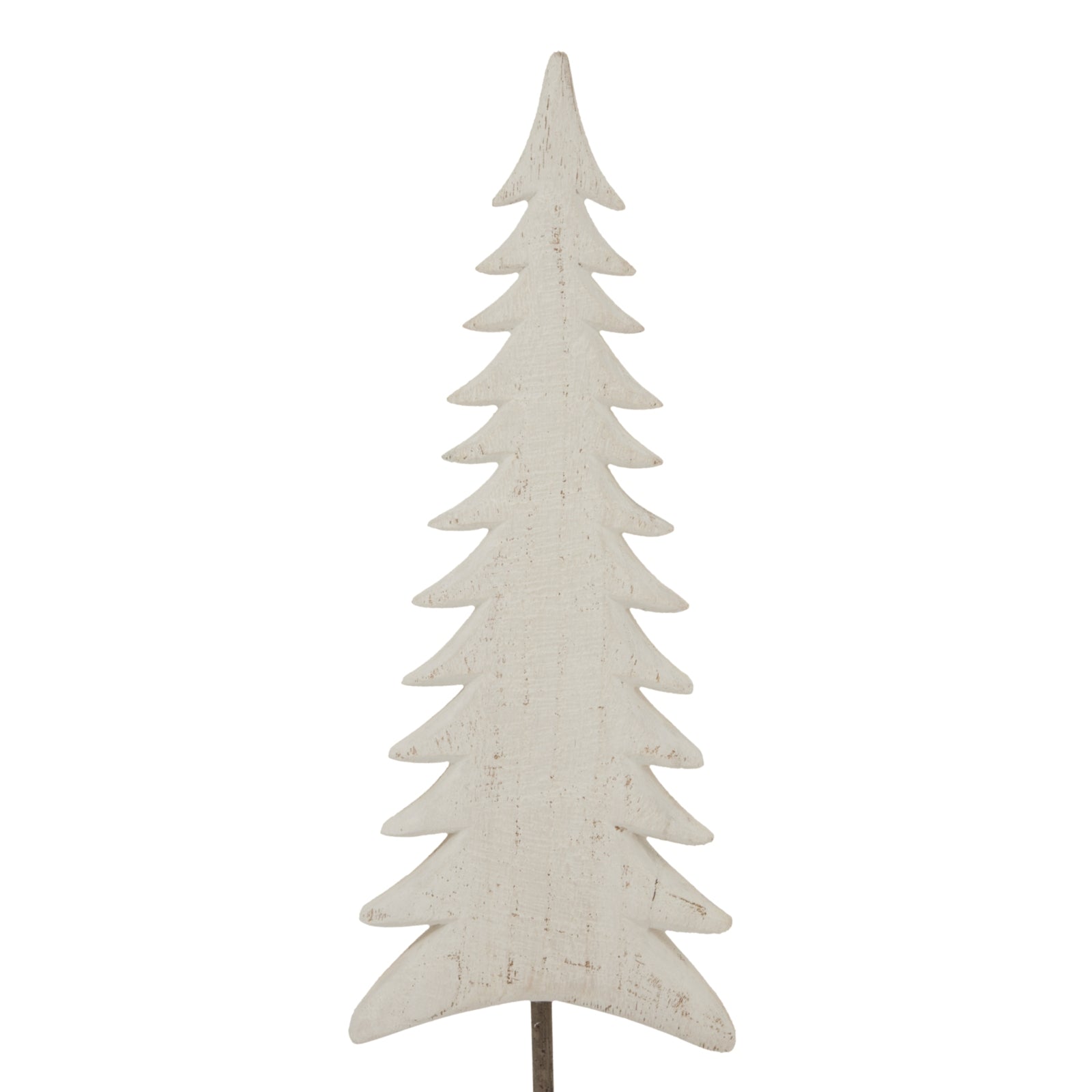 Medium Whitewashed Tall Tree On Stand - Christmas Room Decorations from the Quanta Home collection.