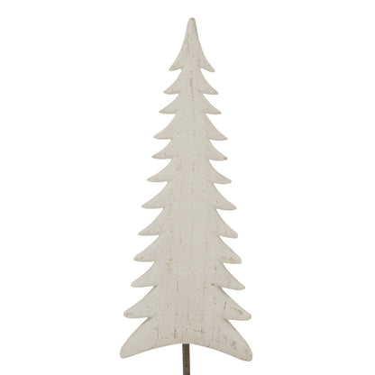 Medium Whitewashed Tall Tree On Stand - Christmas Room Decorations from the Quanta Home collection.