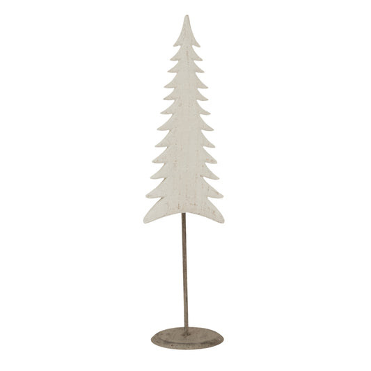 Medium Whitewashed Tall Tree On Stand - Christmas Room Decorations from the Quanta Home collection.