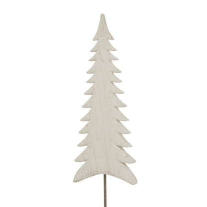Large Whitewashed Tall Tree On Stand - Christmas Room Decorations from the Quanta Home collection.