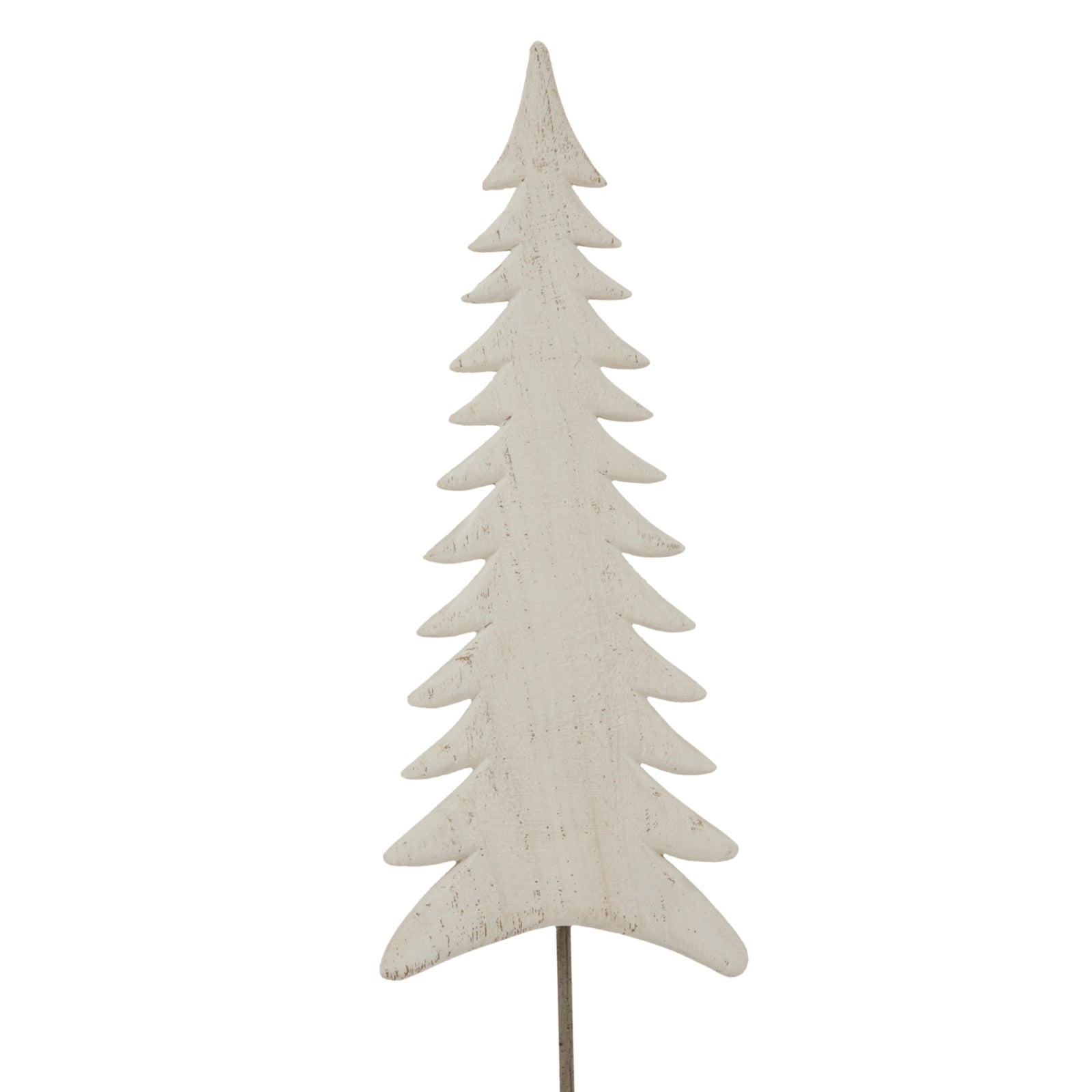 Large Whitewashed Tall Tree On Stand - Christmas Room Decorations from the Quanta Home collection.