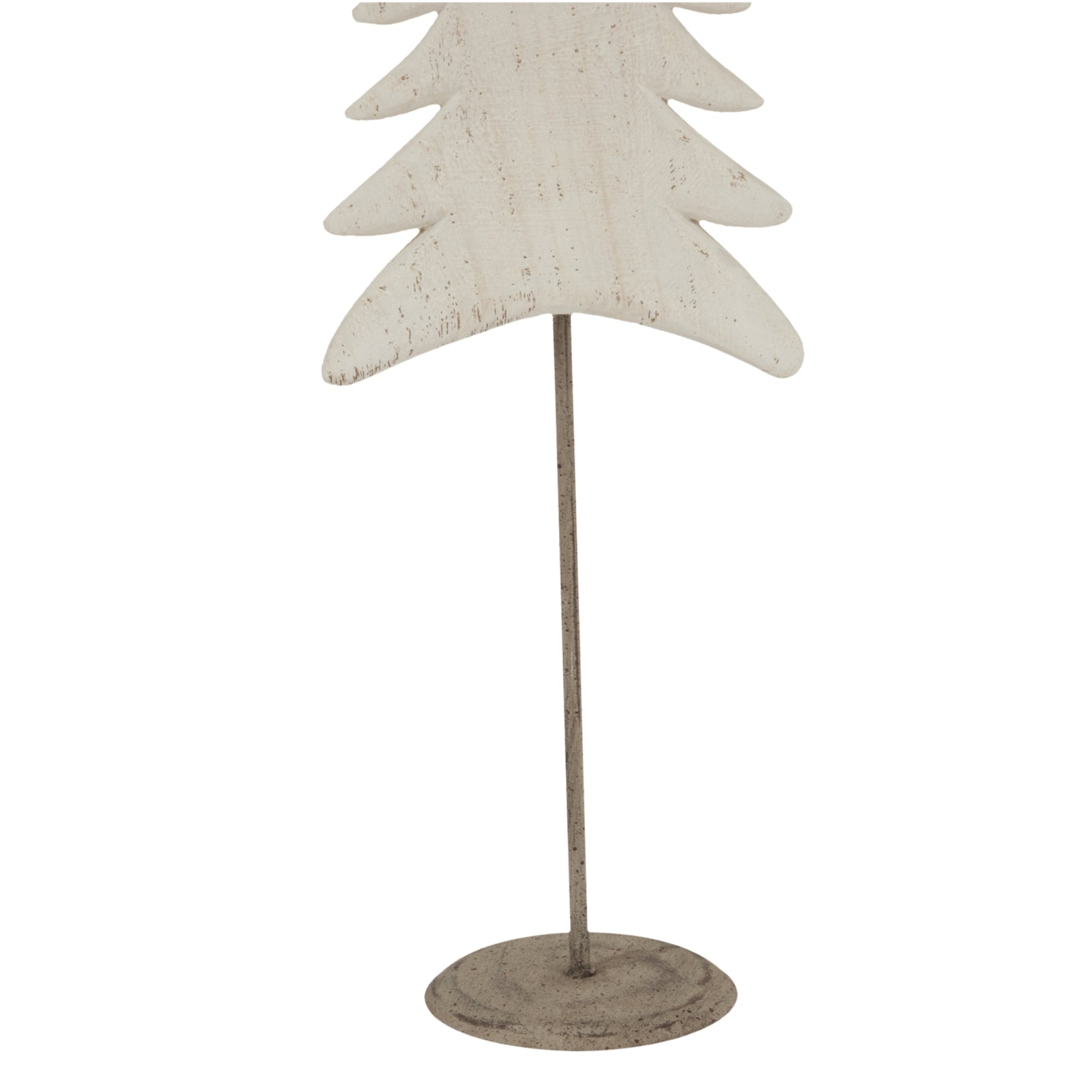Large Whitewashed Tall Tree On Stand - Christmas Room Decorations from the Quanta Home collection.