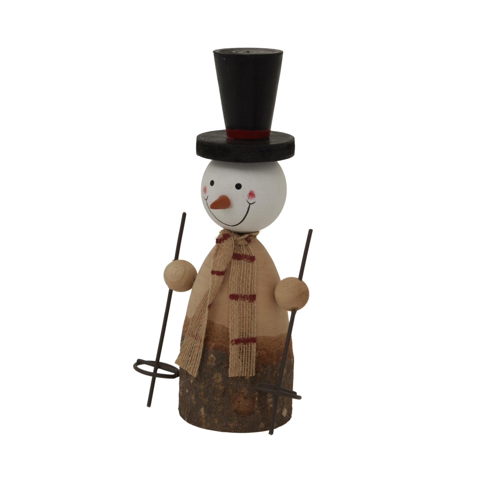 Large Rustic Snowman - Christmas Room Decorations from the Quanta Home collection.