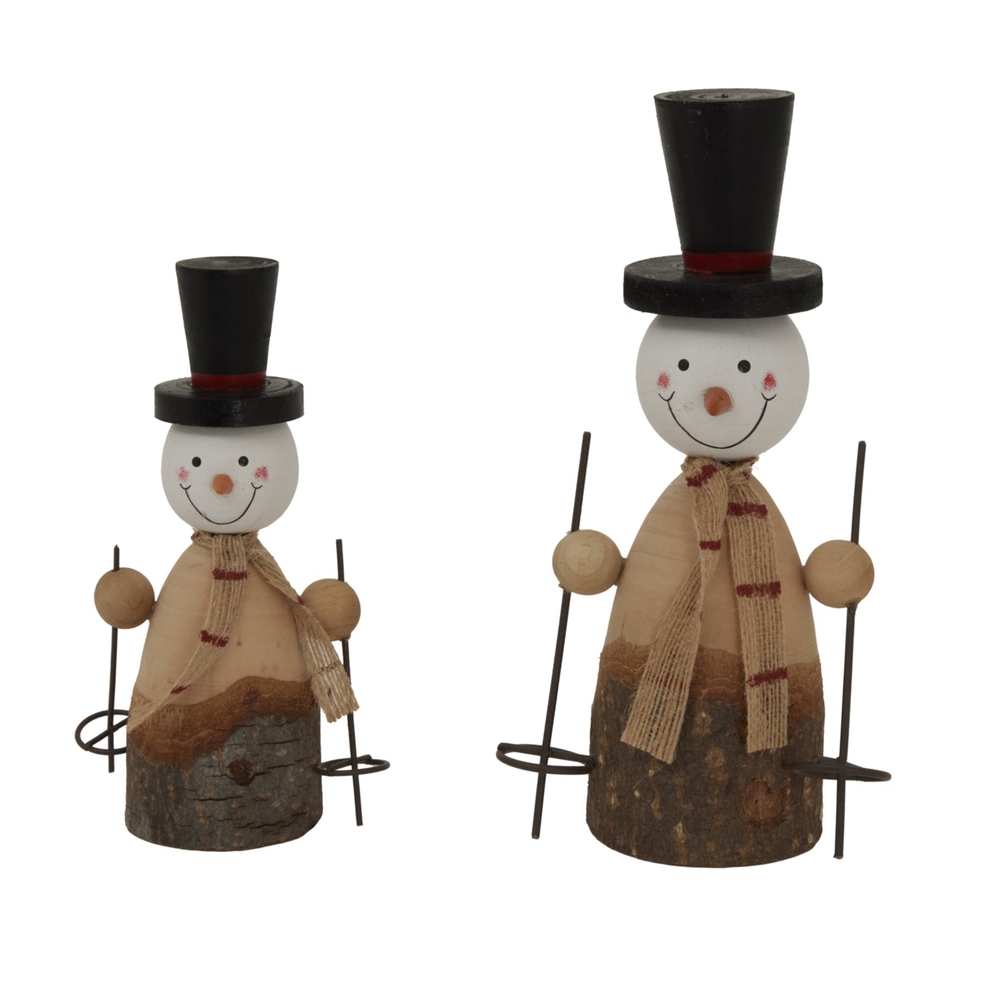 Large Rustic Snowman - Christmas Room Decorations from the Quanta Home collection.