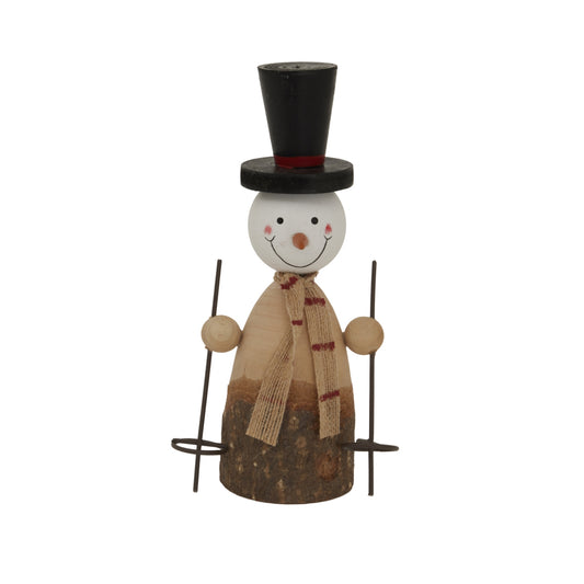 Large Rustic Snowman - Christmas Room Decorations from the Quanta Home collection.