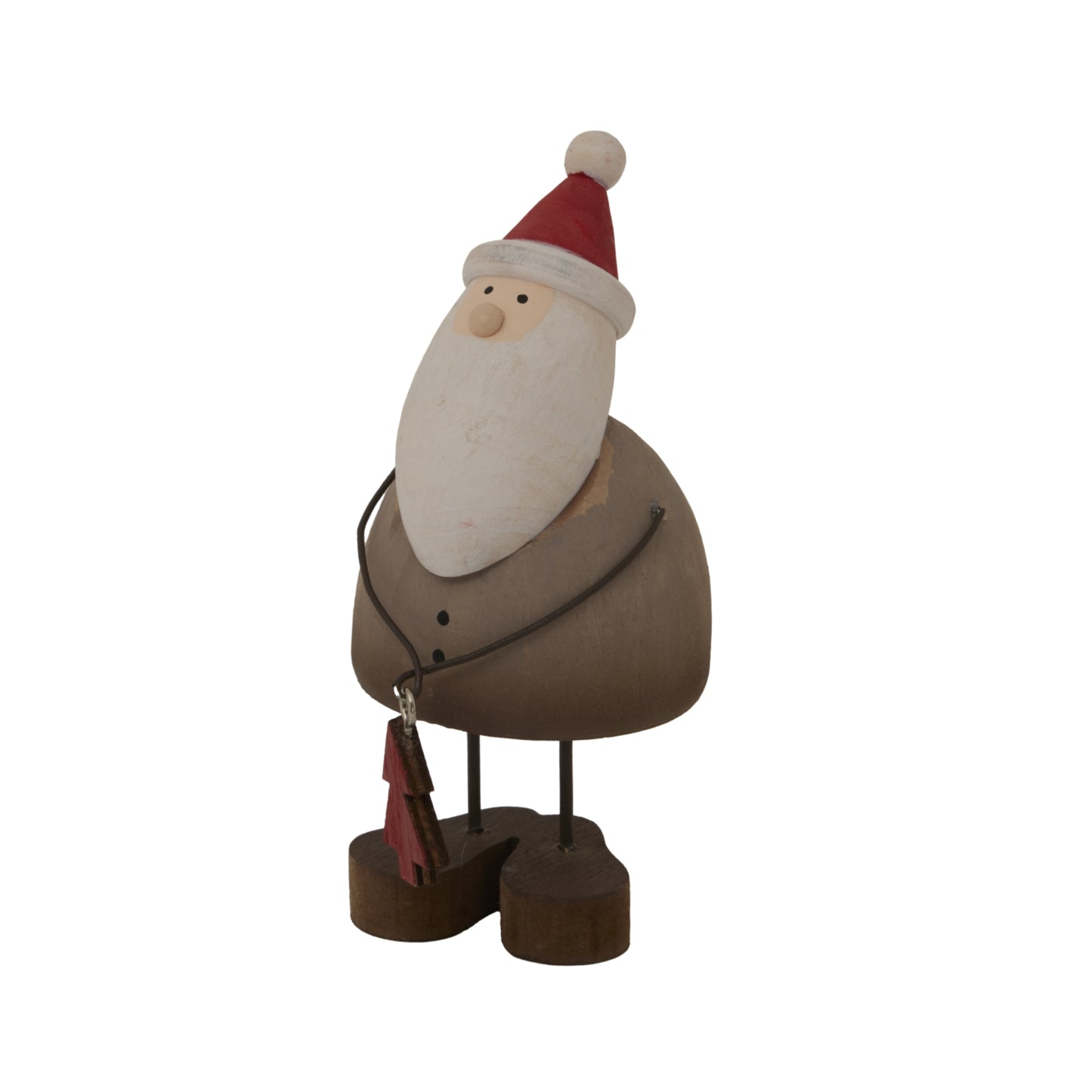 Rustic Santa With Tree Decoration - Christmas Room Decorations from the Quanta Home collection.