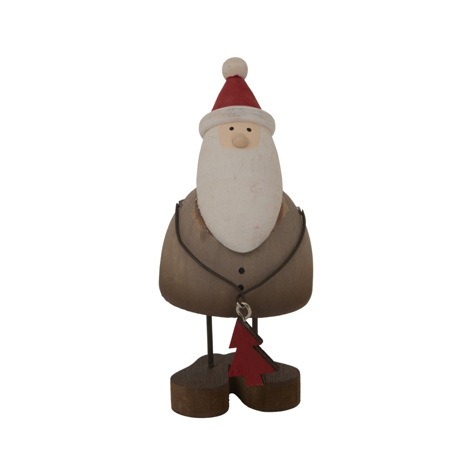 Rustic Santa With Tree Decoration - Christmas Room Decorations from the Quanta Home collection.