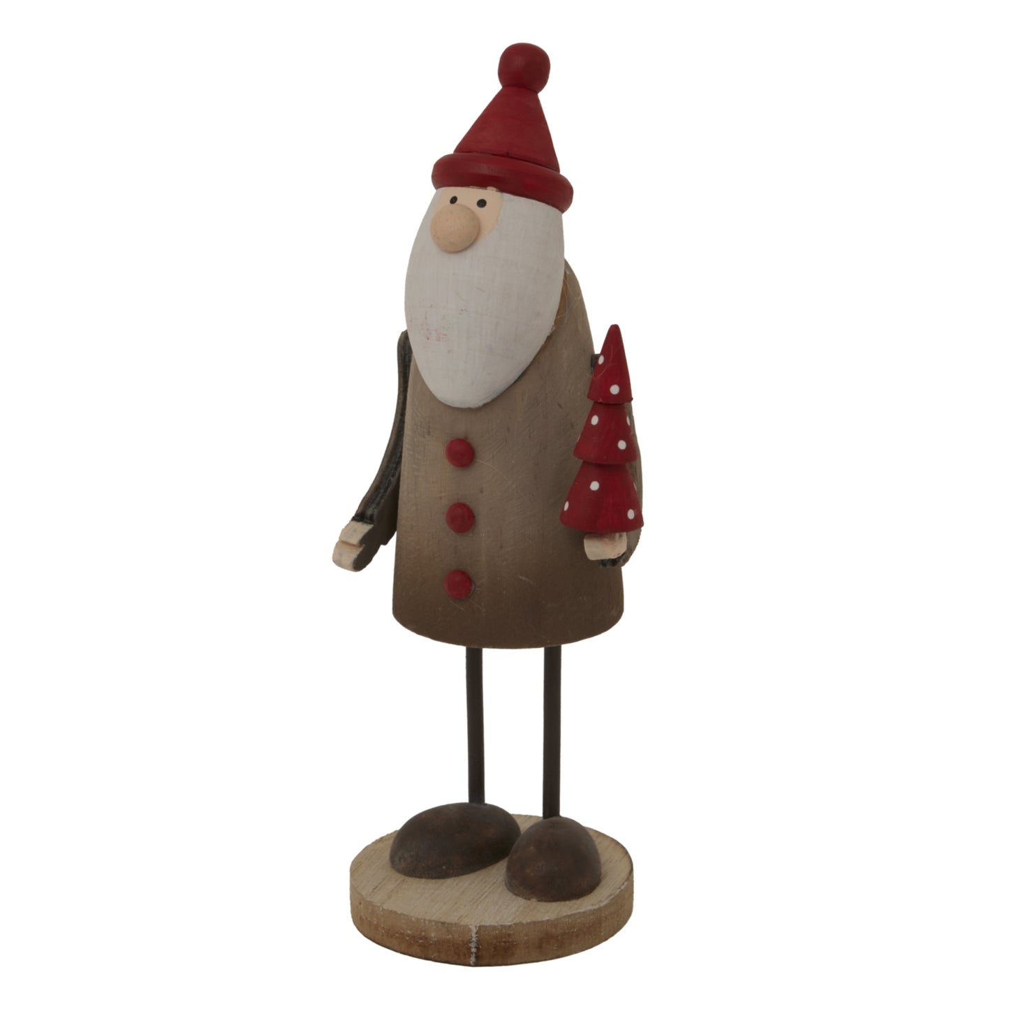 Rustic Tall Santa - Christmas Room Decorations from the Quanta Home collection.