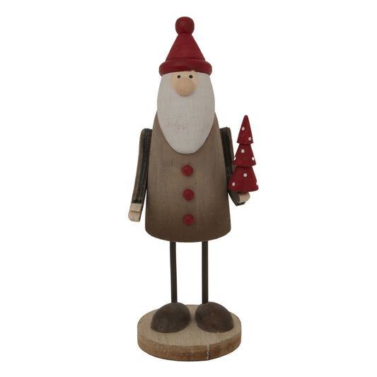 Rustic Tall Santa - Christmas Room Decorations from the Quanta Home collection.