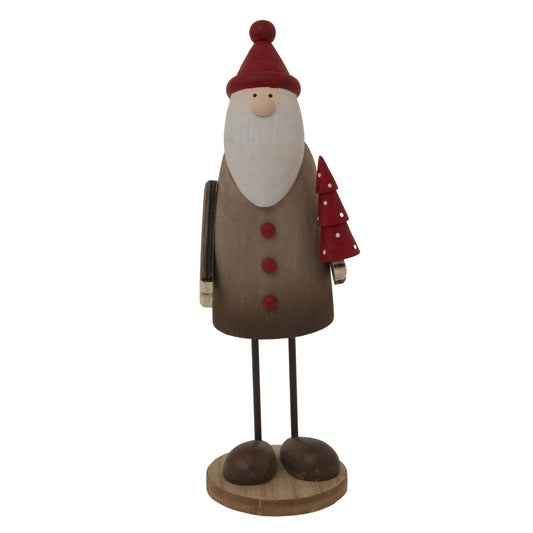 Large Rustic Tall Santa - Christmas Room Decorations from the Quanta Home collection.