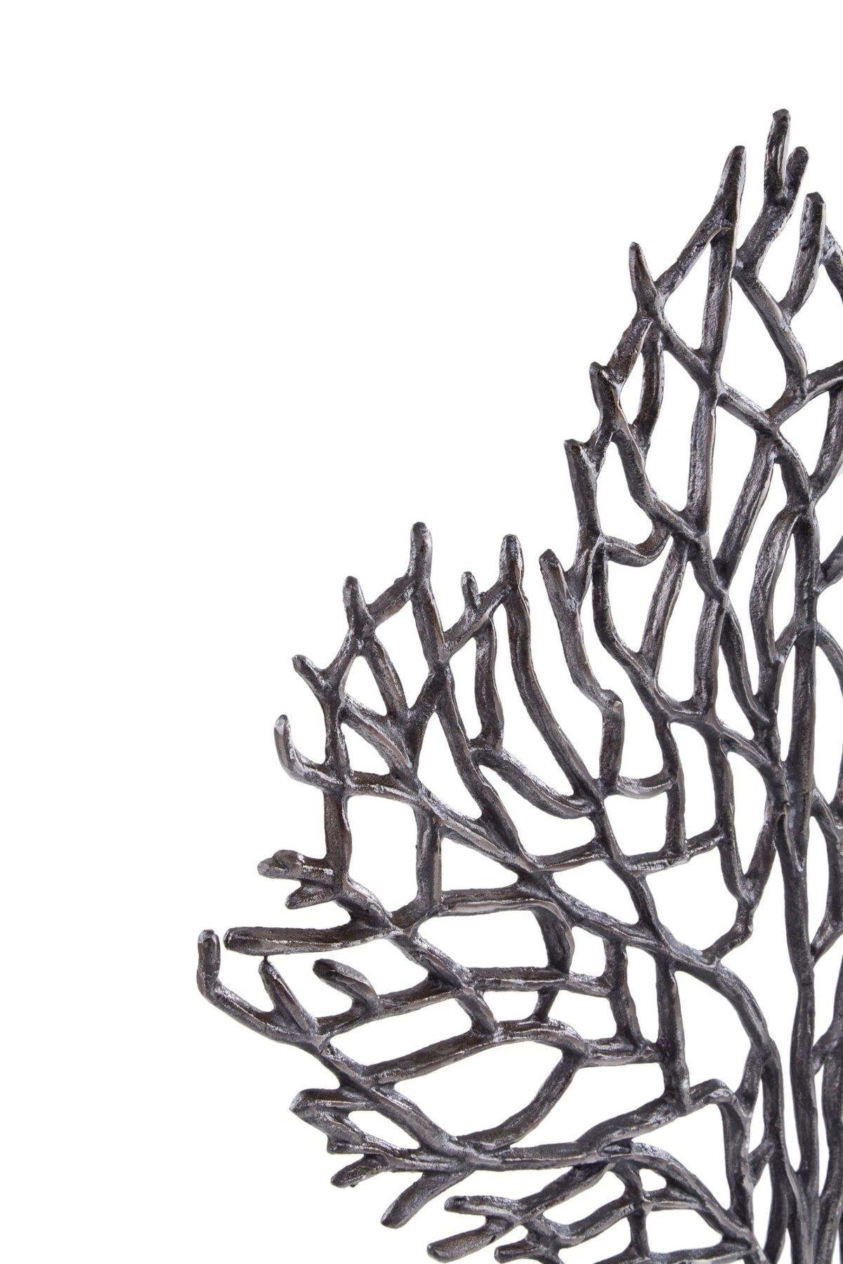 Link Large Black Nickel Finish Coral Sculpture