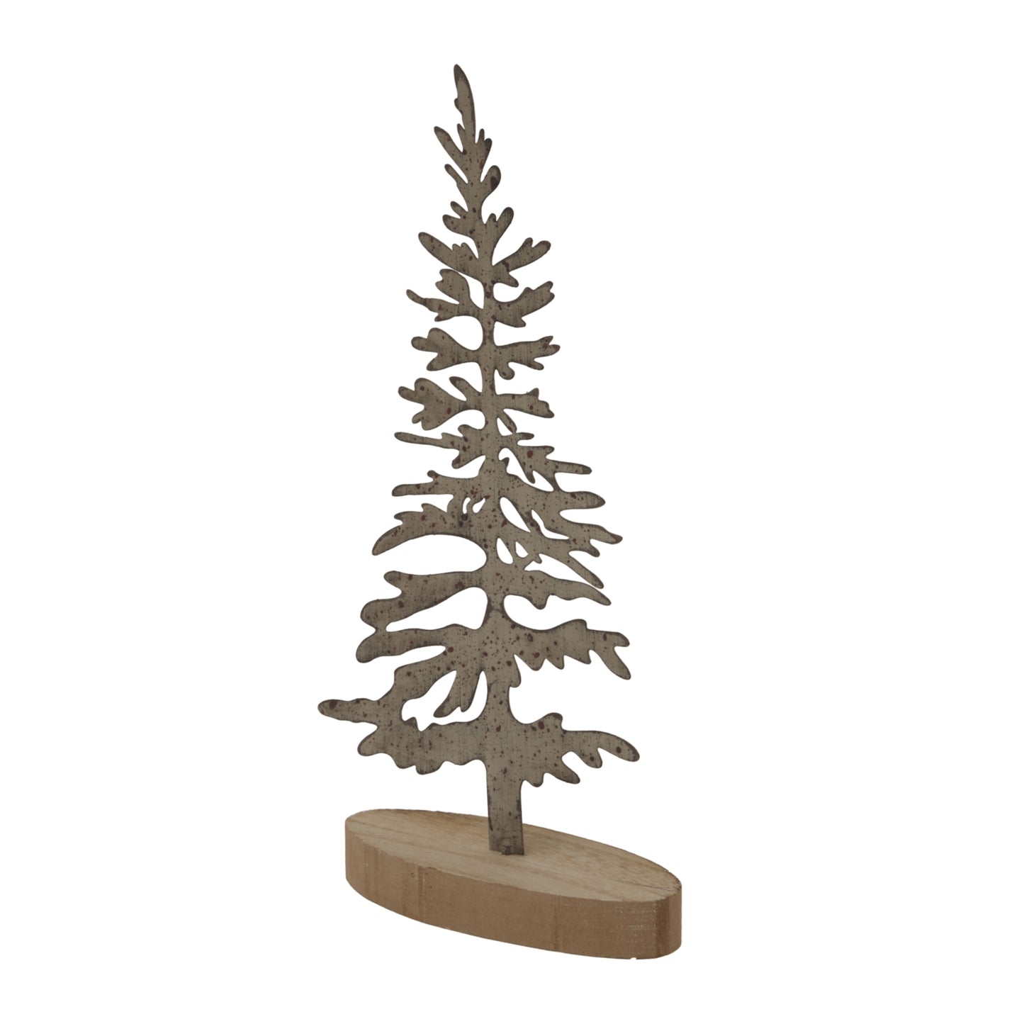 Large Rustic Silhouette Tree On Stand - Christmas Room Decorations from the Quanta Home collection.
