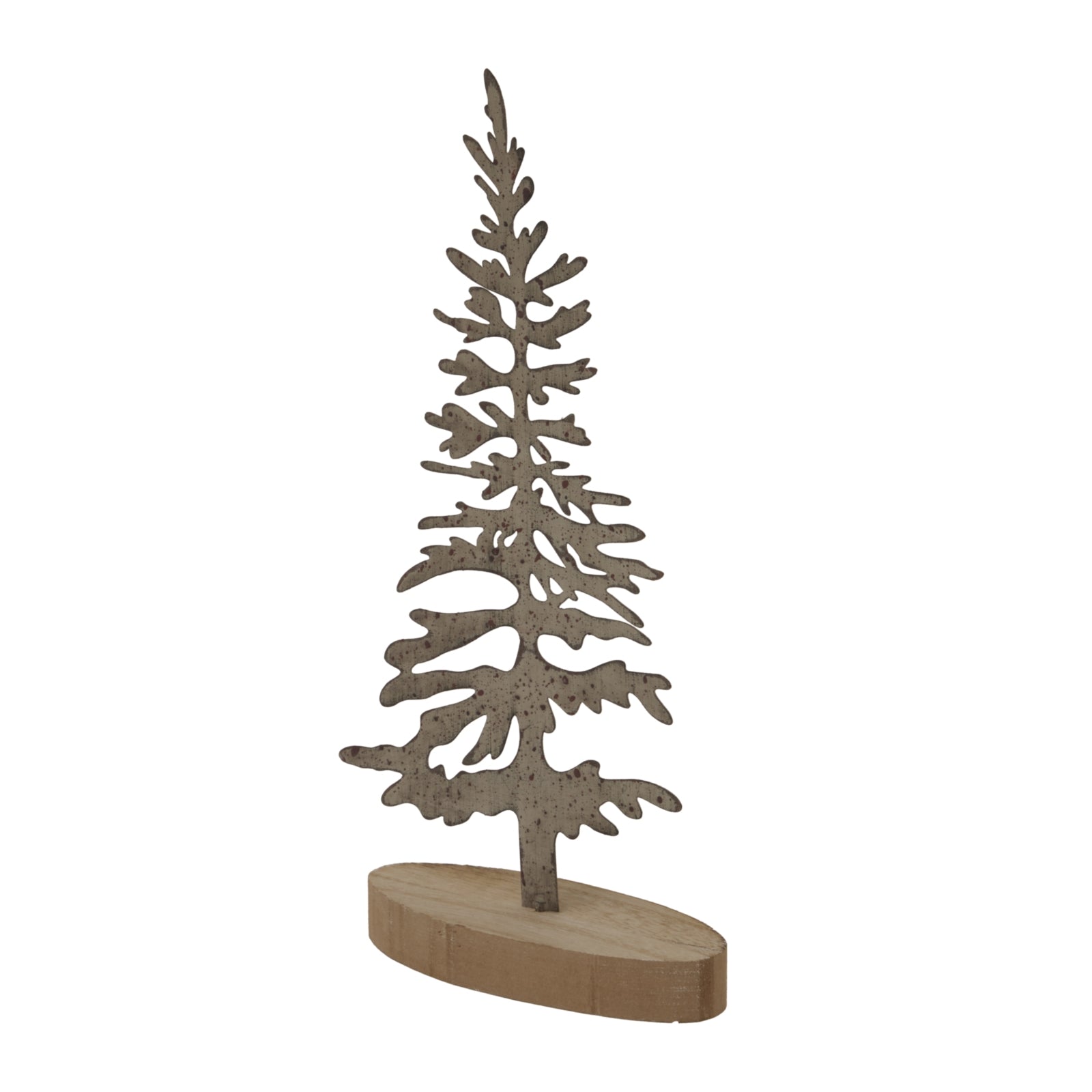 Large Rustic Silhouette Tree On Stand - Christmas Room Decorations from the Quanta Home collection.