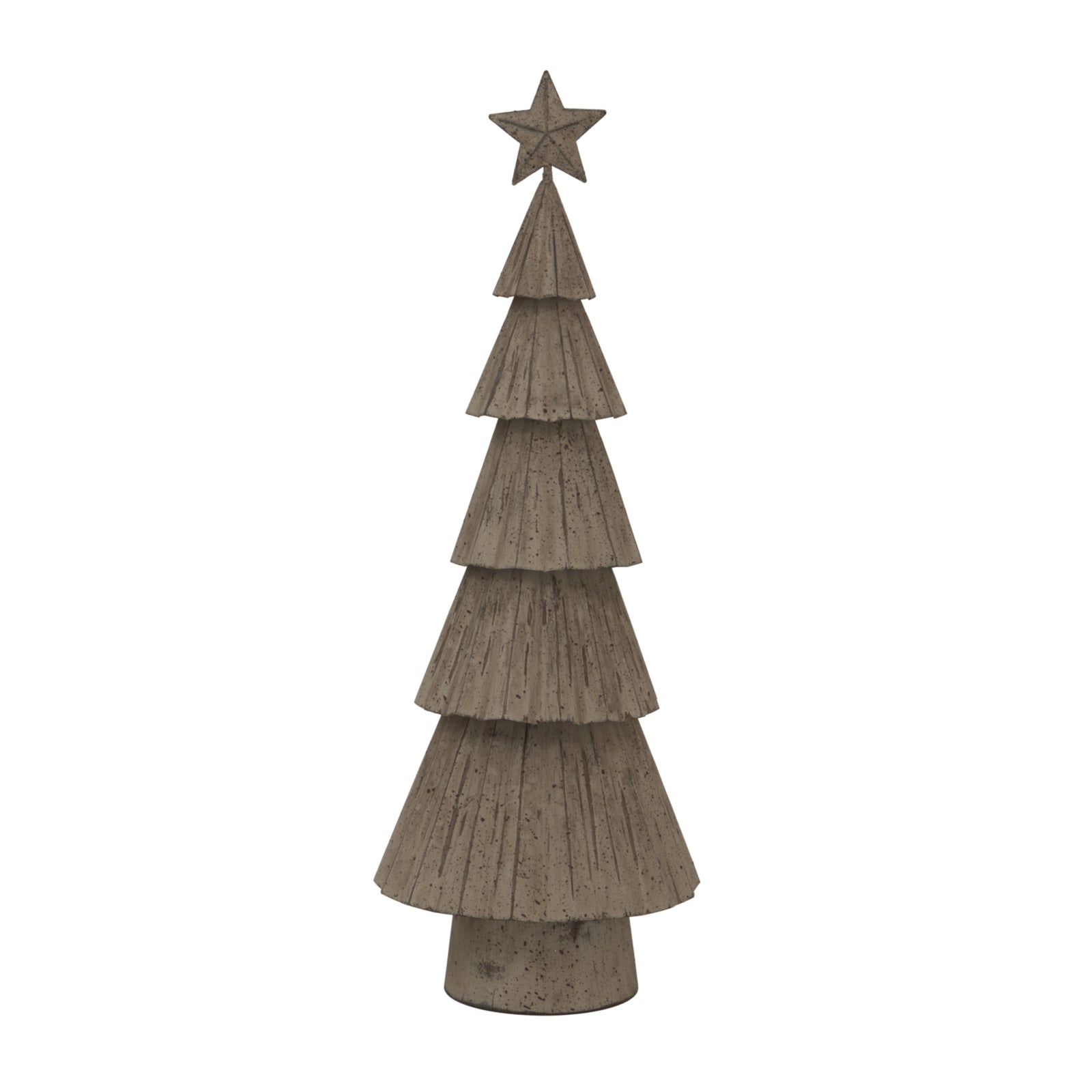 Large Rustic Bough Tree With Star - Christmas Room Decorations from the Quanta Home collection.