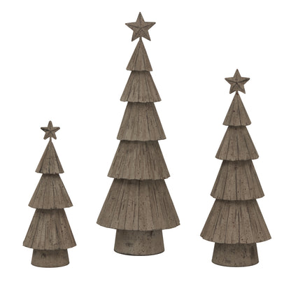 Large Rustic Bough Tree With Star - Christmas Room Decorations from the Quanta Home collection.