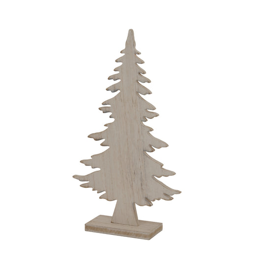 Natural Rustic Tree On Stand - Christmas Room Decorations from the Quanta Home collection.