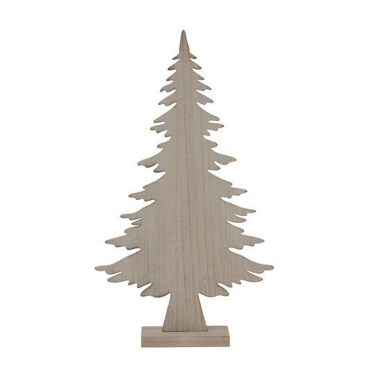 Large Natural Rustic Tree On Stand - Christmas Room Decorations from the Quanta Home collection.