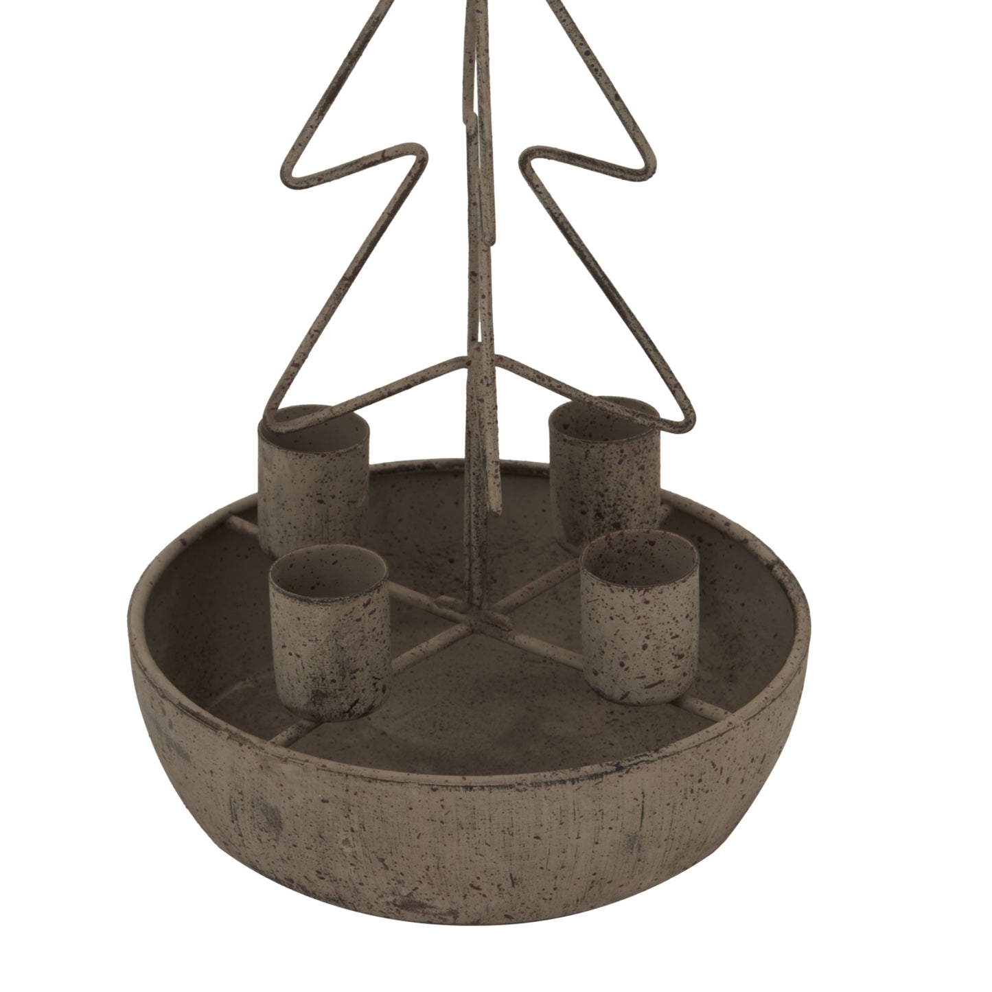 Rustic Outline Tree And Star Candle Holders - Christmas Candles & Candle Accessories from the Quanta Home collection.