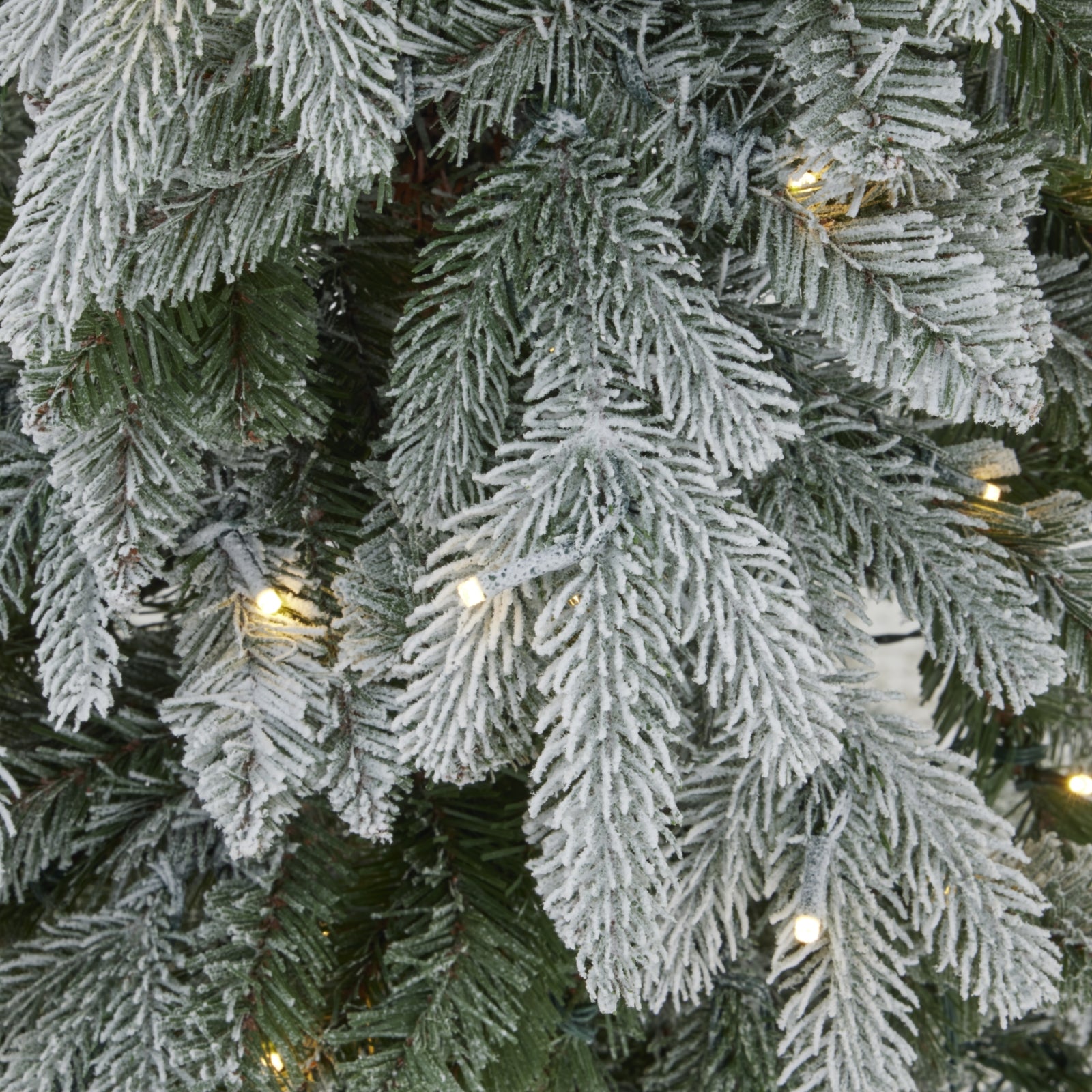 Slim Snowy Woodland Pre-Lit 200 Led Christmas Tree - Christmas from the Quanta Home collection.