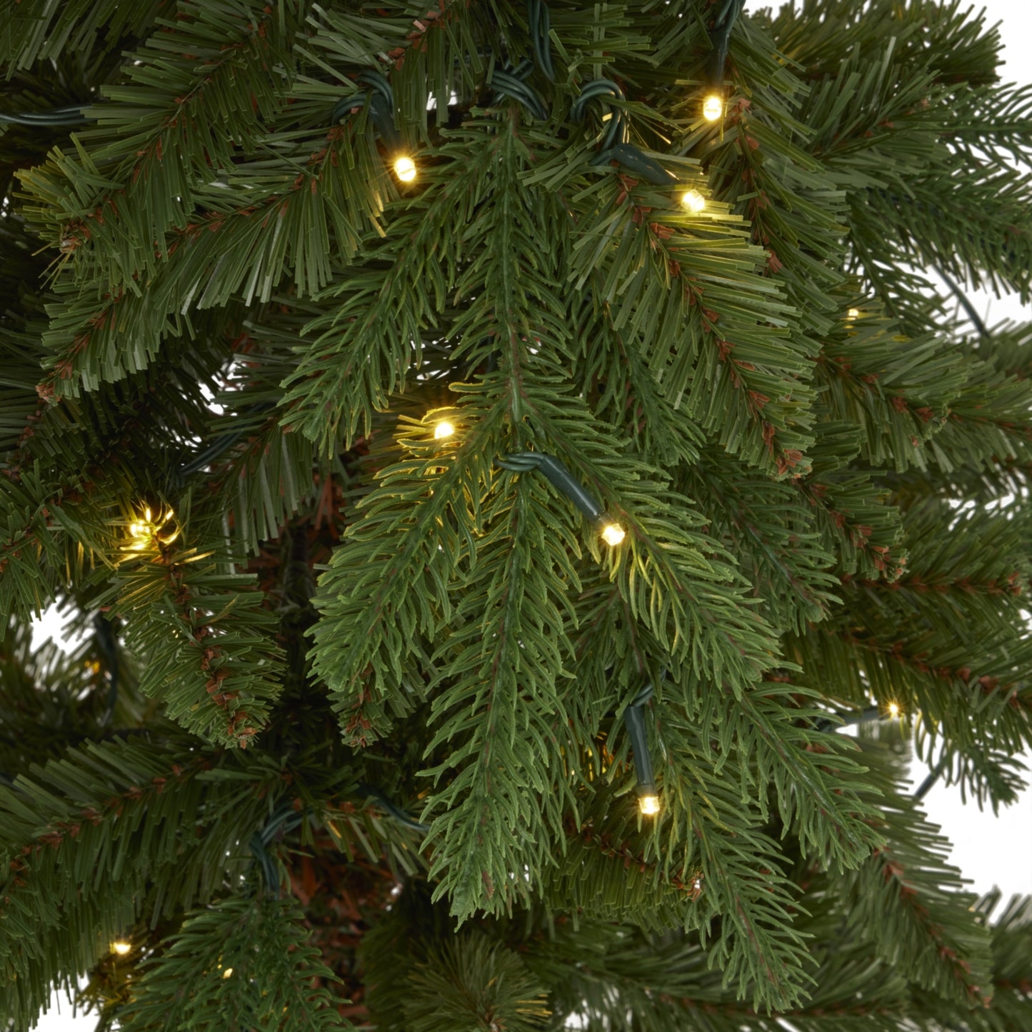 Slim Green Woodland Pre-Lit 200 Led Christmas Tree - Christmas from the Quanta Home collection.