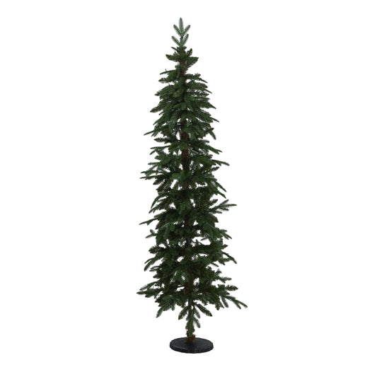 Slim Green Woodland Pre-Lit 200 Led Christmas Tree - Christmas from the Quanta Home collection.