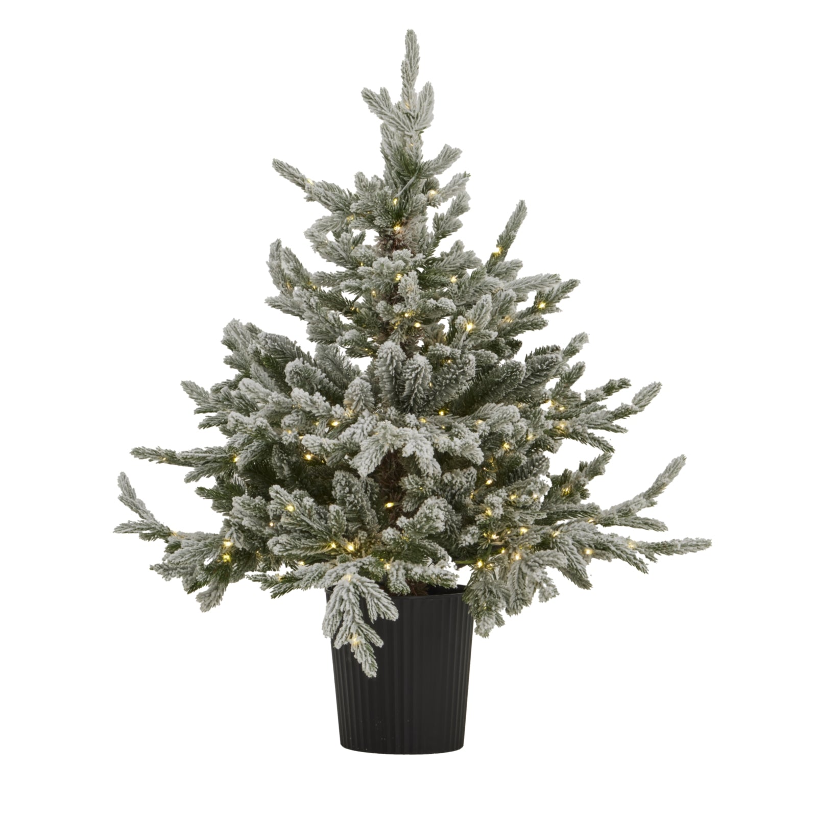 Snowy Forest Fir Pre-Lit Led 300L Christmas Tree In Pot - Christmas from the Quanta Home collection.
