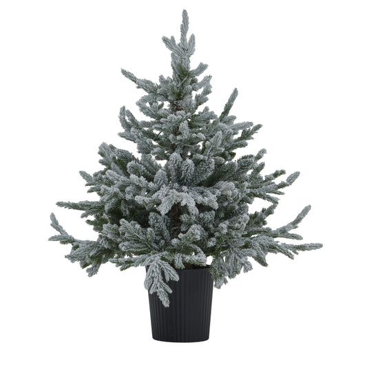 Snowy Forest Fir Pre-Lit Led 300L Christmas Tree In Pot - Christmas from the Quanta Home collection.
