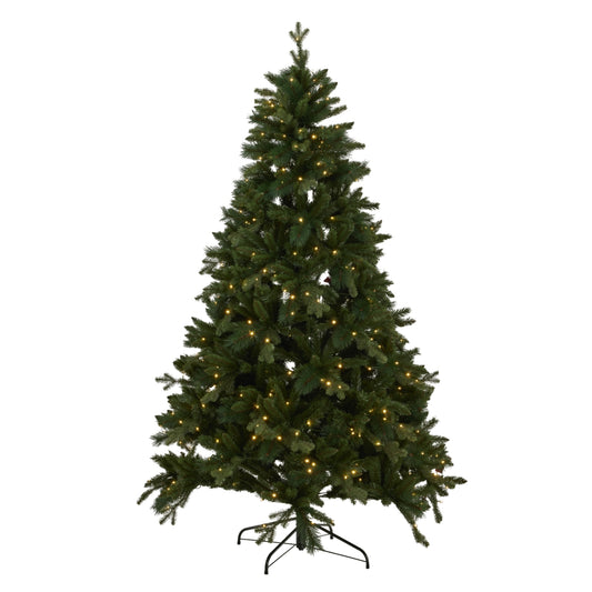 Green Forest Fir Pre-Lit 400L Led Christmas Tree - Christmas from the Quanta Home collection.