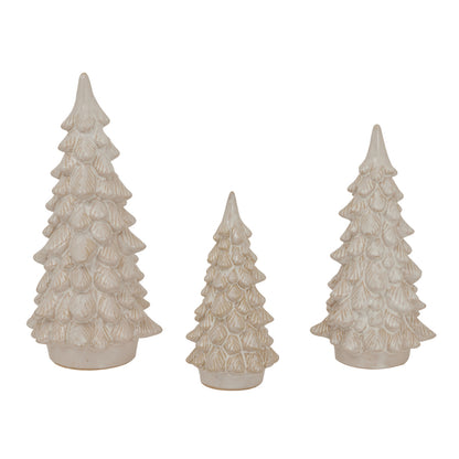 Medium Alora Ceramic Snowy Tree - Christmas Room Decorations from the Quanta Home collection.