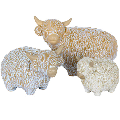 Medium Alora Ceramic Highland Cow