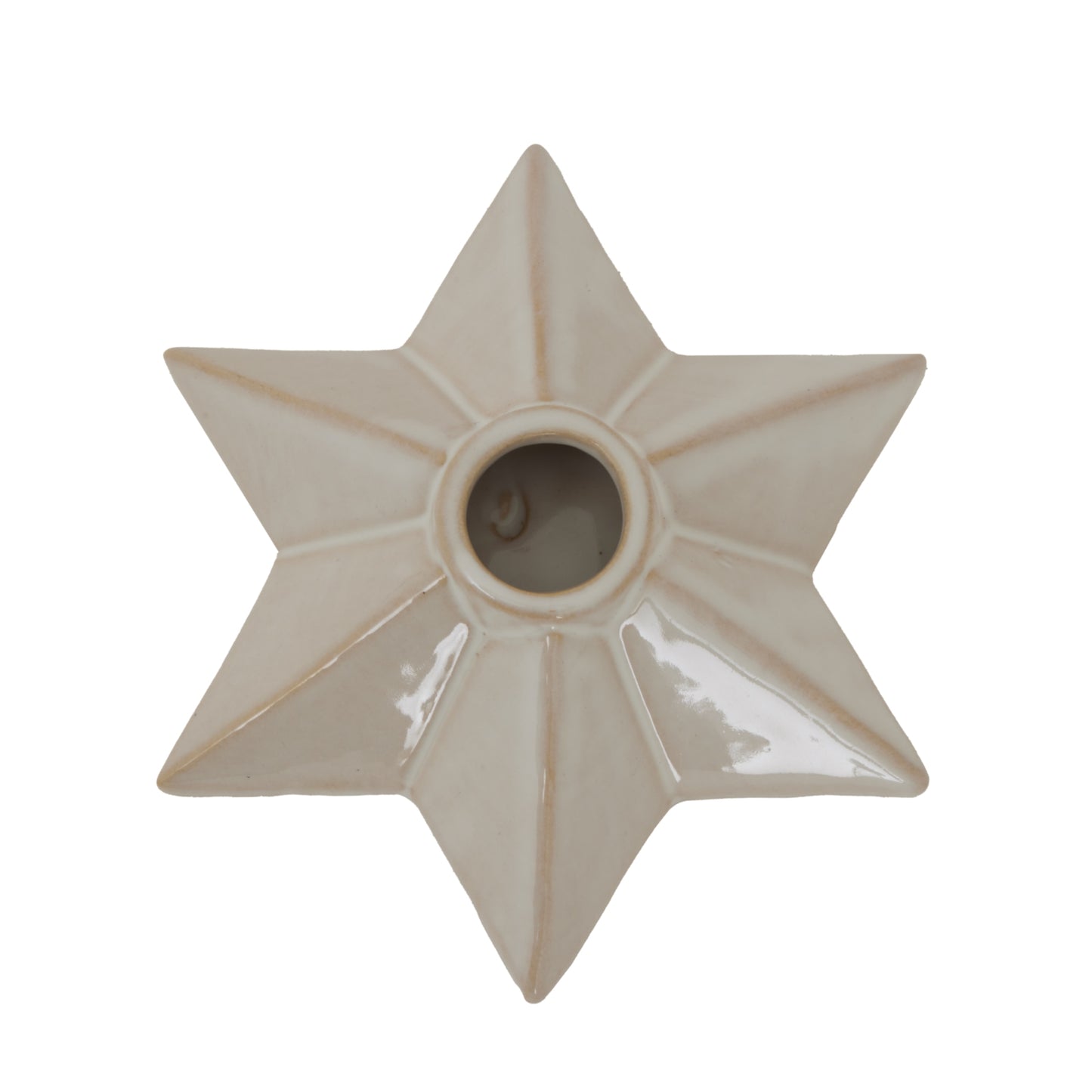 Alora Ceramic Angled Star Candle Holder - Christmas Candles & Candle Accessories from the Quanta Home collection.
