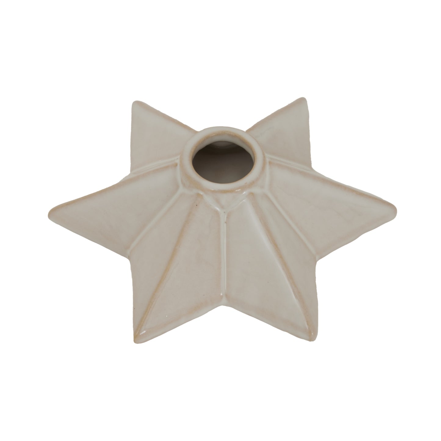 Alora Ceramic Angled Star Candle Holder - Christmas Candles & Candle Accessories from the Quanta Home collection.