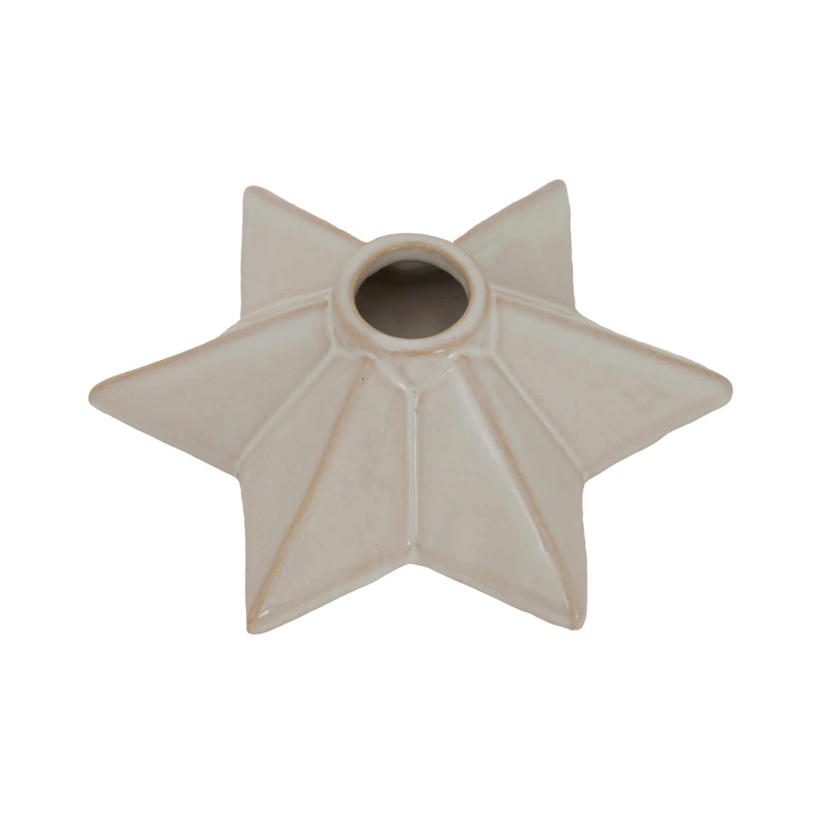 Alora Ceramic Angled Star Candle Holder - Christmas Candles & Candle Accessories from the Quanta Home collection.