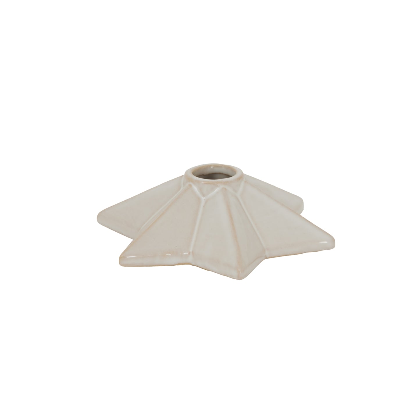 Alora Ceramic Angled Star Candle Holder - Christmas Candles & Candle Accessories from the Quanta Home collection.
