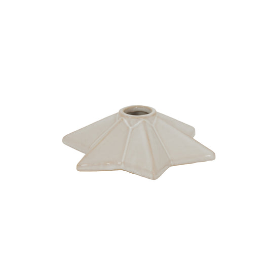 Alora Ceramic Angled Star Candle Holder - Christmas Candles & Candle Accessories from the Quanta Home collection.