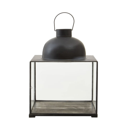 Wickham Small Antique Black Lantern