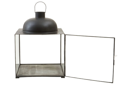 Wickham Large Black Square Lantern