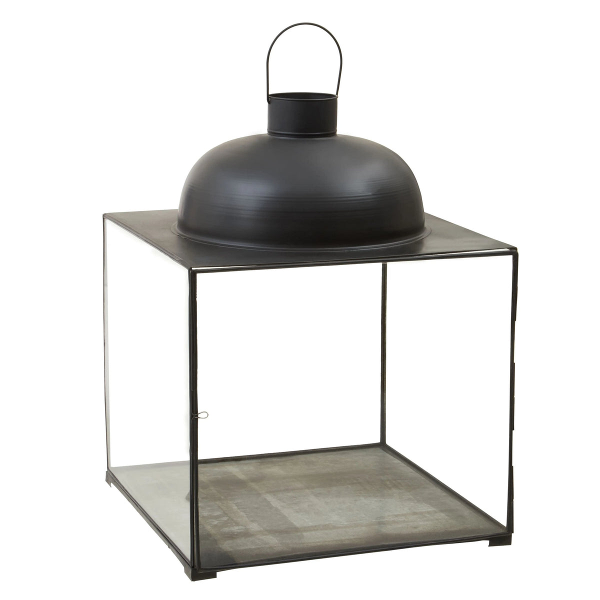 Wickham Large Black Square Lantern