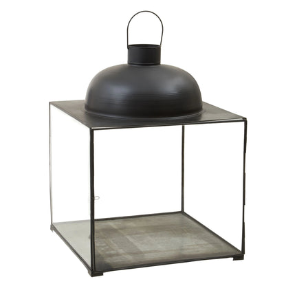 Wickham Large Black Square Lantern