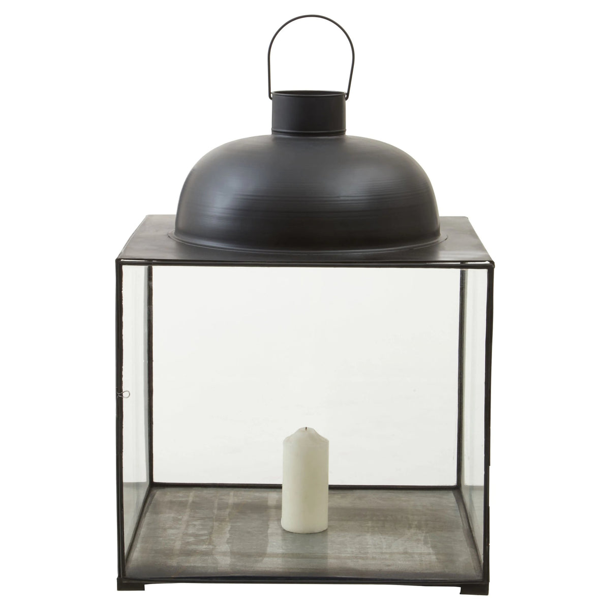 Wickham Large Black Square Lantern