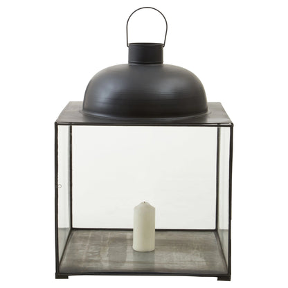 Wickham Large Black Square Lantern