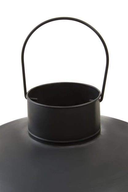 Wickham Large Black Square Lantern
