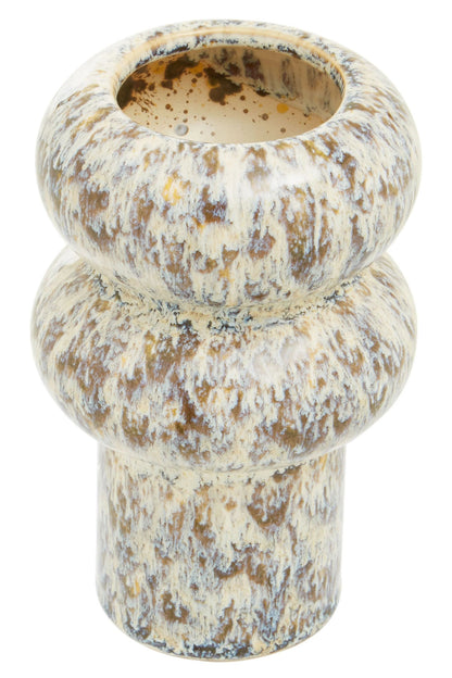 Dunelle Small Speckled Beige Vase