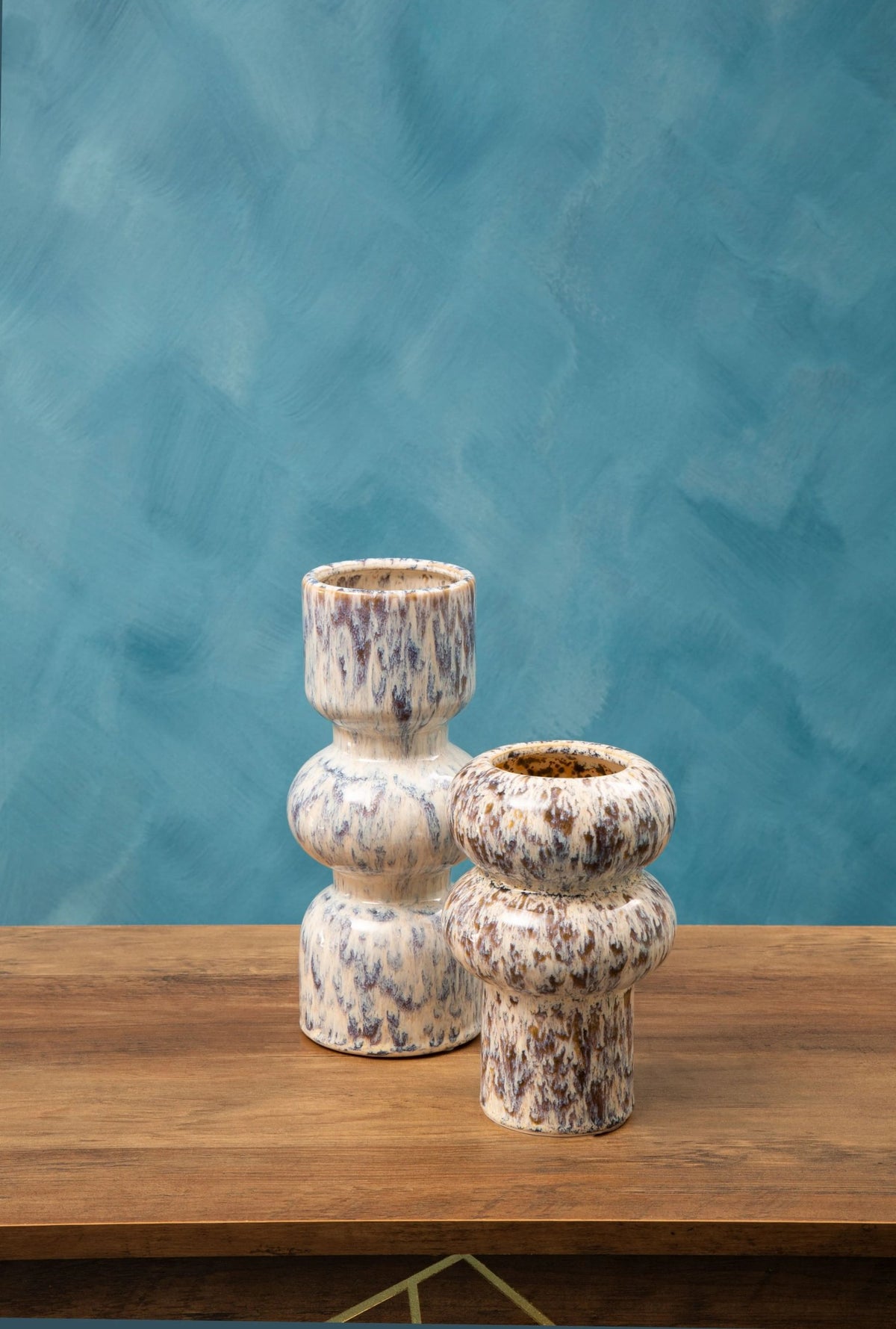 Dunelle Small Speckled Beige Vase